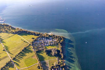 Dingelsdorf, Camping Fließhorn in Konstanz im Bundesland Baden-Württemberg, Deutschland