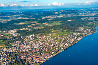 Überlingen im Bundesland Baden-Württemberg, Deutschland aus der Luft