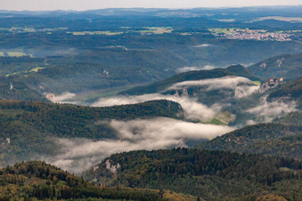 Luftbild von Fridingen an der Donau im Bundesland Baden-Württemberg, Deutschland