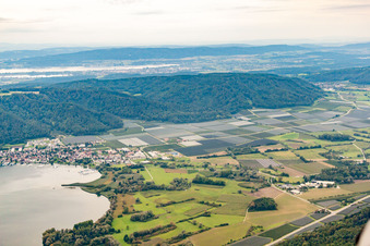 Drohnenbild von Ortsteil Bodman in Bodman-Ludwigshafen im Bundesland Baden-Württemberg, Deutschland