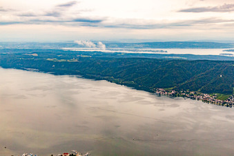 Ortsteil Bodman in Bodman-Ludwigshafen im Bundesland Baden-Württemberg, Deutschland von der Drohne aus gesehen