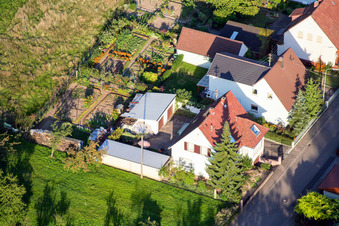Mühlstr in Barbelroth im Bundesland Rheinland-Pfalz, Deutschland von oben gesehen