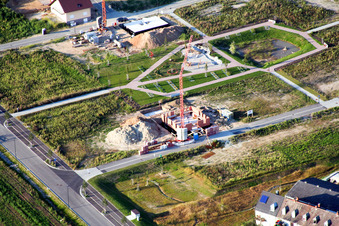 Neubaugebiet Am Höhenweg in Kandel im Bundesland Rheinland-Pfalz, Deutschland von oben gesehen