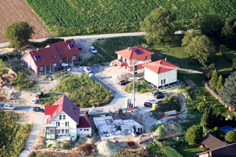 Neubaugebiet Am Höhenweg in Kandel im Bundesland Rheinland-Pfalz, Deutschland von der Drohne aus gesehen
