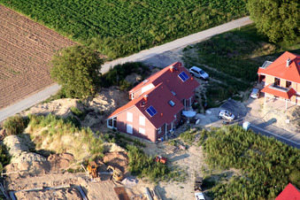 Neubaugebiet Am Höhenweg in Kandel im Bundesland Rheinland-Pfalz, Deutschland von oben gesehen