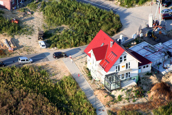 Neubaugebiet Am Höhenweg in Kandel im Bundesland Rheinland-Pfalz, Deutschland von einer Drohne aus