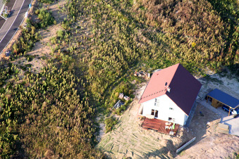 Neubaugebiet Am Höhenweg in Kandel im Bundesland Rheinland-Pfalz, Deutschland von der Drohne aus gesehen