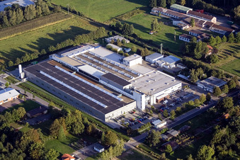 Industriegebiet Am Bruchbach mit Fa Becker im Ortsteil Schaidt in Wörth am Rhein im Bundesland Rheinland-Pfalz, Deutschland