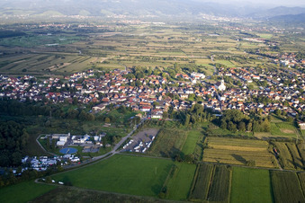 Luftbild von Urloffen von Nordwesten in Appenweier im Bundesland Baden-Württemberg, Deutschland