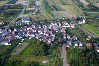 Ortsteil Zimmern von Süden im Ortsteil Urloffen in Appenweier im Bundesland Baden-Württemberg, Deutschland