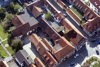 Rheinstraße Bahnhofstraße Weinstube beim Schnapser in Kandel im Bundesland Rheinland-Pfalz, Deutschland