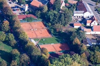 Tennsiplatz Mörzheim in Landau in der Pfalz im Bundesland Rheinland-Pfalz, Deutschland