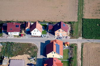 Archenweyer Weg, Neubaugebiet in den Brotäckern in Steinweiler im Bundesland Rheinland-Pfalz, Deutschland
