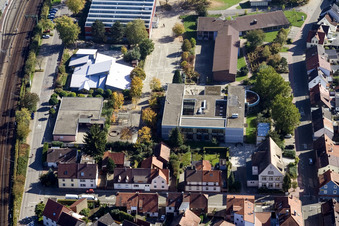 Am Stadion im Ortsteil Berghausen in Pfinztal im Bundesland Baden-Württemberg, Deutschland