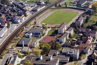 TSV Berghausen Stadion in Pfinztal im Bundesland Baden-Württemberg, Deutschland