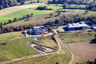 Müllverbrennung im Ortsteil Durlach in Karlsruhe im Bundesland Baden-Württemberg, Deutschland