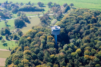Wasserturm Bergwald im Ortsteil Durlach in Karlsruhe im Bundesland Baden-Württemberg, Deutschland