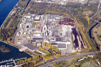 Karlsruhe Stora Enso im Ortsteil Knielingen im Bundesland Baden-Württemberg, Deutschland