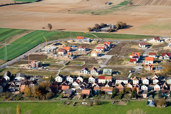 Drohnenaufname von Am Höhenweg in Kandel im Bundesland Rheinland-Pfalz, Deutschland