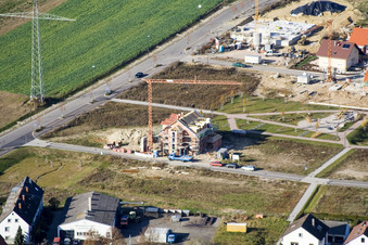 Drohnenbild von Am Höhenweg in Kandel im Bundesland Rheinland-Pfalz, Deutschland