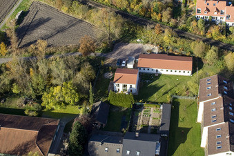 Luftbild von Tieräztin Dagmar Schlegel in Kandel im Bundesland Rheinland-Pfalz, Deutschland