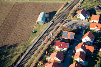 Bahnhof Steinweiler im Bundesland Rheinland-Pfalz, Deutschland