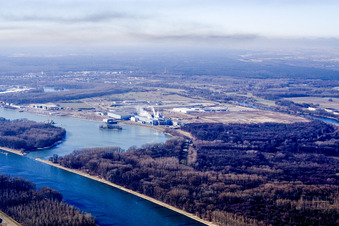 Industrie N von Wörth in Wörth am Rhein im Bundesland Rheinland-Pfalz, Deutschland