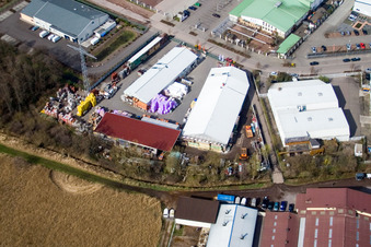 Luftaufnahme von Kandel-Minderslachen, Horstring im Bundesland Rheinland-Pfalz, Deutschland