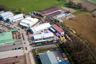 Schrägluftbild von Kandel-Minderslachen, Horstring im Bundesland Rheinland-Pfalz, Deutschland