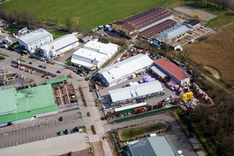 Kandel-Minderslachen, Horstring im Bundesland Rheinland-Pfalz, Deutschland von oben