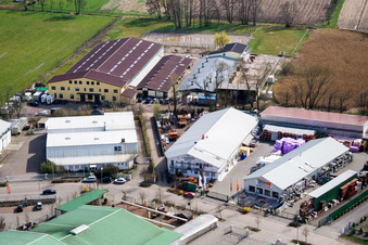 Kandel-Minderslachen, Horstring im Bundesland Rheinland-Pfalz, Deutschland von oben gesehen