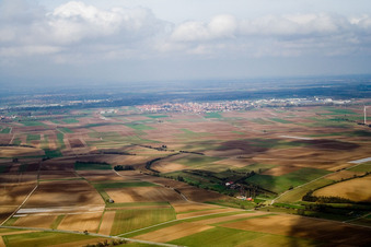 Luftaufnahme von Wagnerranch in Herxheim bei Landau im Bundesland Rheinland-Pfalz, Deutschland