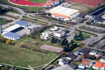 Queichtalhalle in Offenbach an der Queich im Bundesland Rheinland-Pfalz, Deutschland