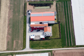 Luftbild von Aussiedlerhof Steegmüller in Offenbach an der Queich im Bundesland Rheinland-Pfalz, Deutschland