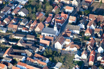 Kirche in Westheim im Bundesland Rheinland-Pfalz, Deutschland