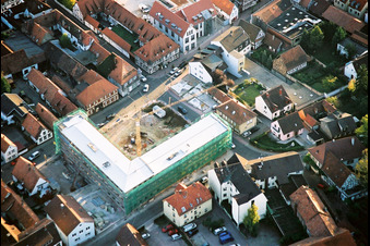 Rheinstraße Hauptstraße Juststraße Markstr in Kandel im Bundesland Rheinland-Pfalz, Deutschland