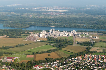 Beinheim im Bundesland Bas-Rhin, Frankreich von einer Drohne aus