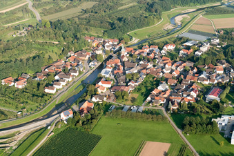 Erlach von Westen in Renchen im Bundesland Baden-Württemberg, Deutschland