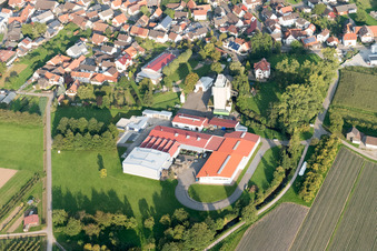 Luftbild von Kraewa GmbH im Ortsteil Erlach in Renchen im Bundesland Baden-Württemberg, Deutschland