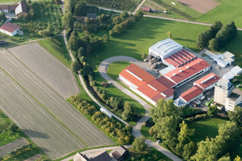 Kraewa GmbH von Südosten im Ortsteil Erlach in Renchen im Bundesland Baden-Württemberg, Deutschland