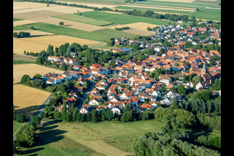Rohrbach im Bundesland Rheinland-Pfalz, Deutschland von oben