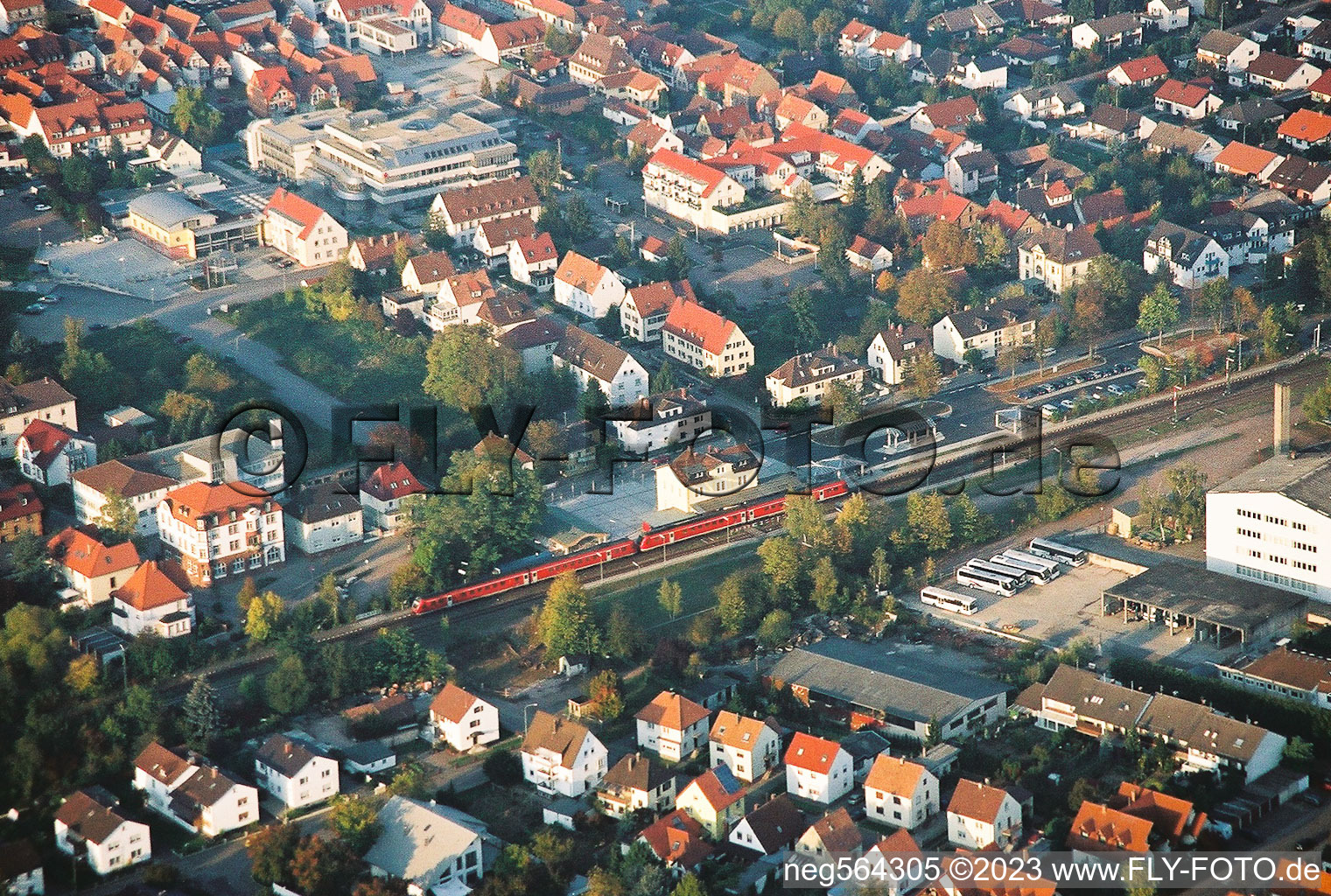 Kandel Bahnhof Verbandsgemeinde Sparkasse im Bundesland Rheinland-Pfalz, Deutschland