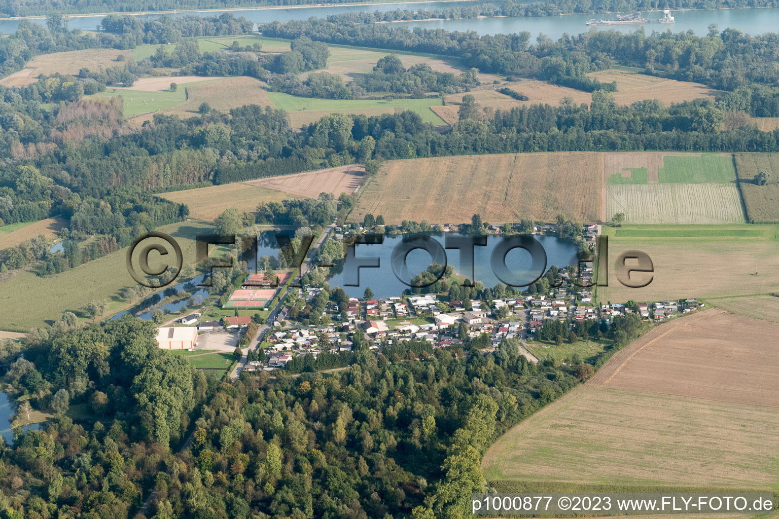 Beinheim, Camping im Bundesland Bas-Rhin, Frankreich