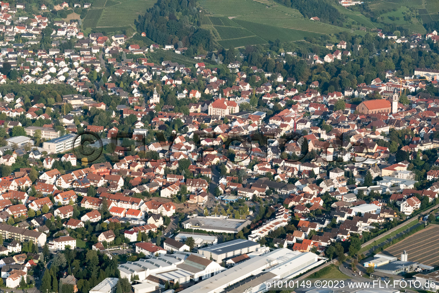 Luftbild von Ortsteil Gaisbach in Oberkirch im Bundesland Baden-Württemberg, Deutschland