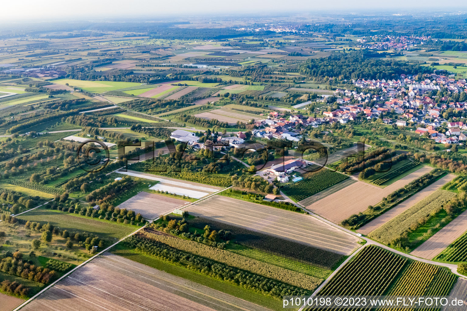 Luftbild von Ortsteil Zusenhofen in Oberkirch im Bundesland Baden-Württemberg, Deutschland