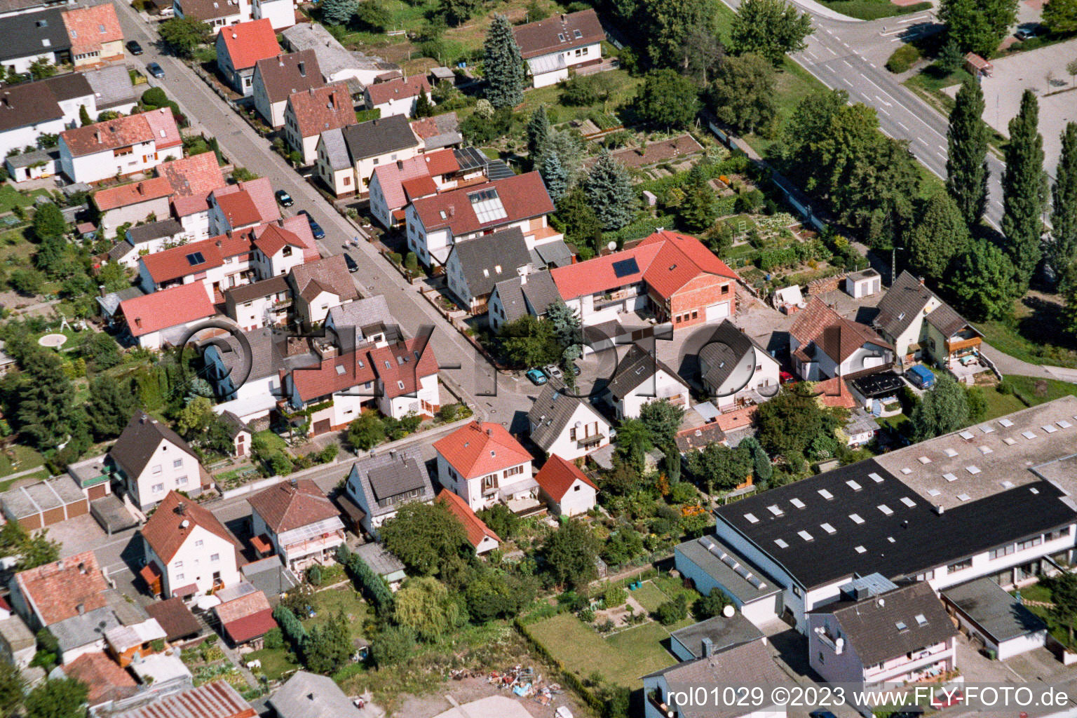 Luftbild von Kandel Südendstraße Lindenstr im Bundesland Rheinland-Pfalz, Deutschland