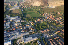 Luftbild von Nuvolera im Bundesland Brescia, Italien