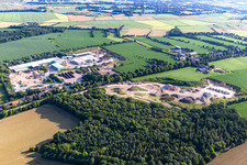 Gelände der Müll- und Recycling- Sortieranlage der KBA Kompost,-Bauschutt-und Altstoff T&T GmbH und Co. KG in Bargenstedt im Bundesland Schleswig-Holstein, Deutschland