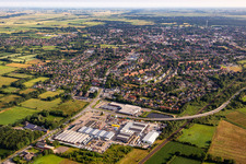 Stadtansicht des Innenstadtbereiches in Heide im Bundesland Schleswig-Holstein, Deutschland