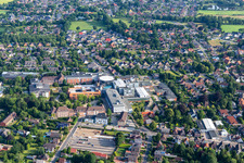 Kreiskrankenhaus im Ortsteil Hochfeld in Heide im Bundesland Schleswig-Holstein, Deutschland